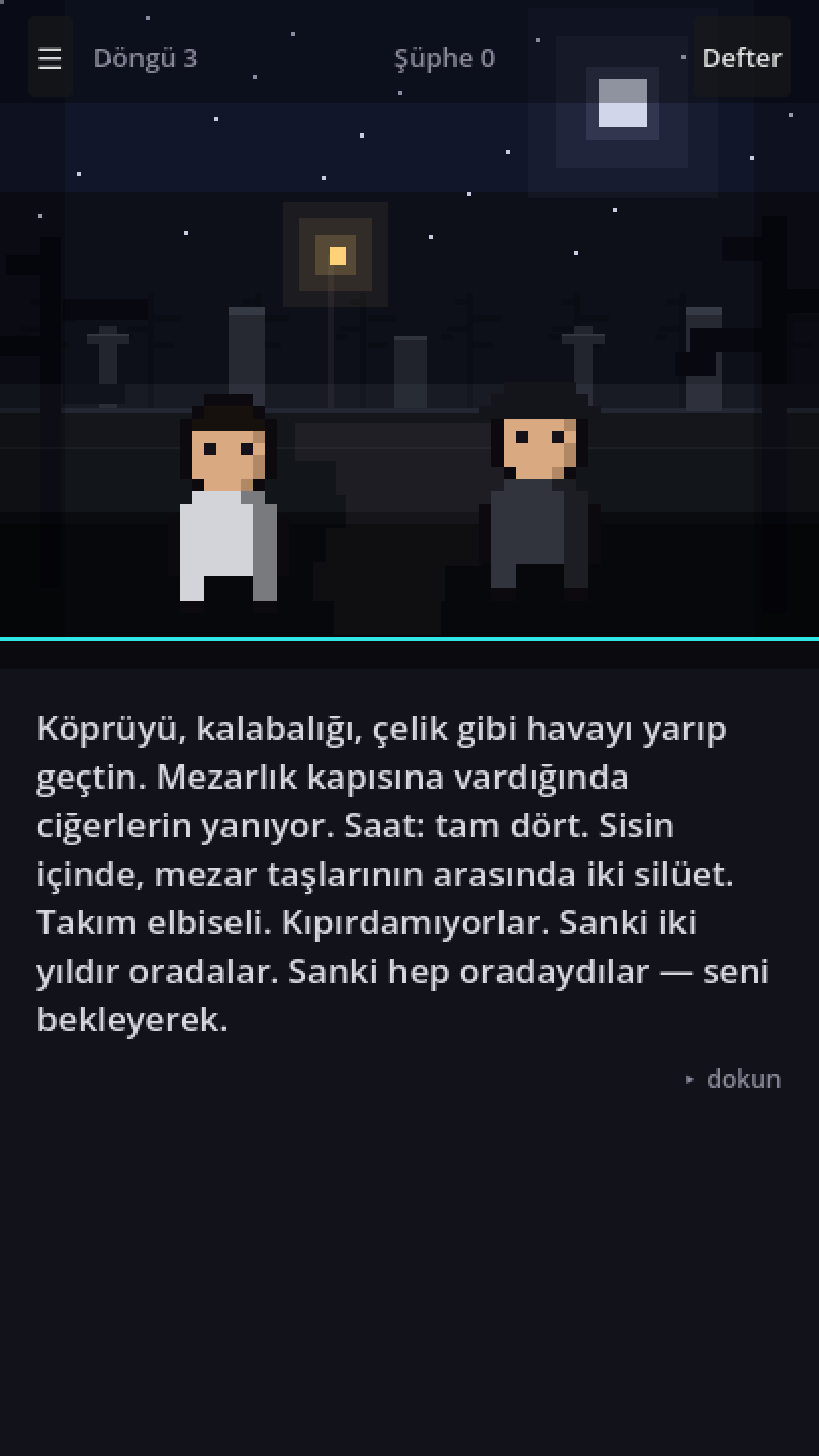 Mezarlık sahnesi